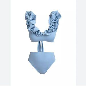 Maygel Coronel Lucila Swimsuit in Steel Blue